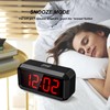 SUPLEDCK Alarm Clock,Digital Alarm Clock for Bedrooms,Battery Operated Clock,Adjustable 3