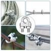 20 PCS M10 3/8" Wire Rope Cable Clip Clamp, 304