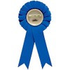 Perfect Attendance Blue Rosette Ribbon, Attendance Trophy Ribbon Award Prize,