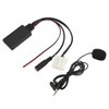 Bluetooth5.0 AUX IN Cable Adapter ISO Handsfree Microphone Replacement for