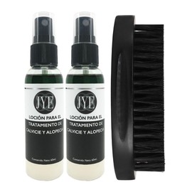 Kit de 2 Lociones auxiliares en Tratamiento de Calvicie Incluye Cepillo JYE Cerdas Naturales
