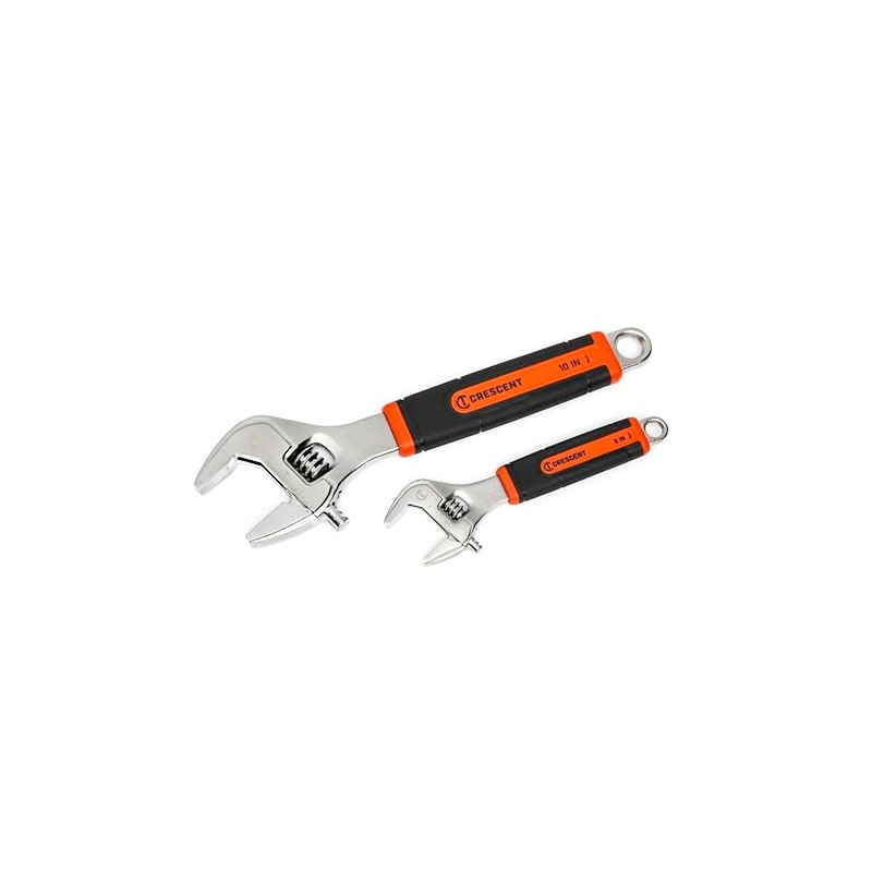 Crescent 2 Piece 6" & 10" Quick-Fit-Jaw Wrench Set |