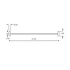 1/4" T Shaped End Garage Door Bottom Weather Seal -