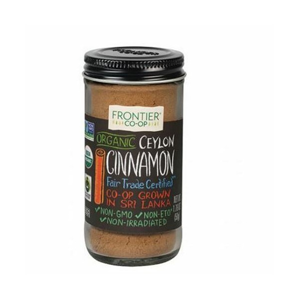 Organic Ceylon Cinnamon Ground 1.76 Oz  by Frontier