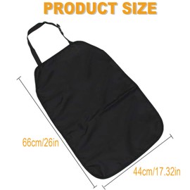 IONPSHG 2-Pack Extra Large Back Car Seat Organizer for Kids (60x45cm) – Durable Backseat Protector with 2 Pockets, Kick Mats & Vehicle Storage Solution to Prevent Dirt, Mud & Scratches