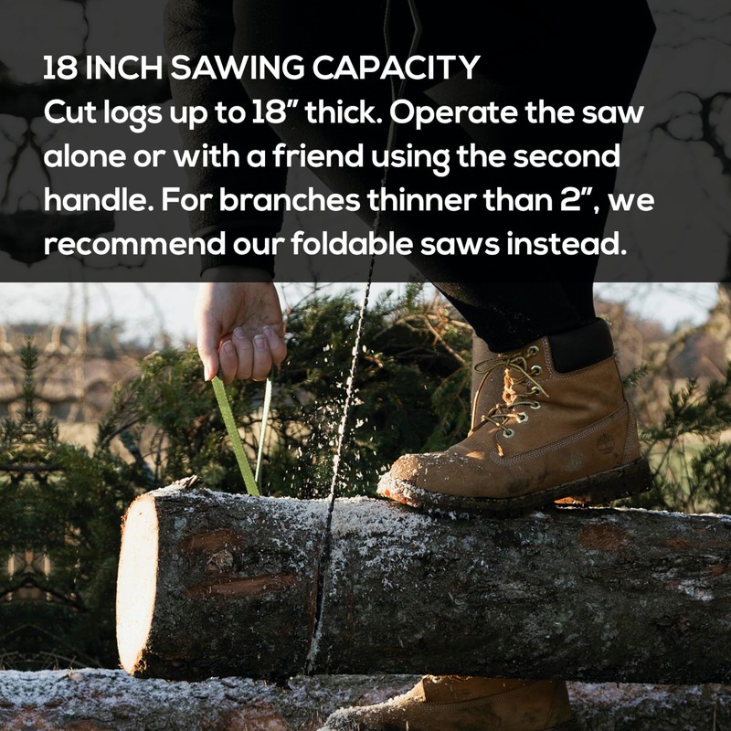 Nordic Pocket Saw 36 Inch Pocket Chainsaw with 50 Bi-Directional