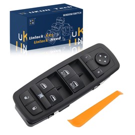 OE No:68110866AB Master Power Window Switch 3+9 pin for 13-15 Ram 1500 2500 3500 4500/5500,12-15 Chrysler Town&Country,12-16 Dodge Grand Caravan,2013-2015 Ram C/V Replace 68110866AA