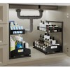 Under Sink Organizer,2 Pack Height Adjustable Under Sink Organizers and