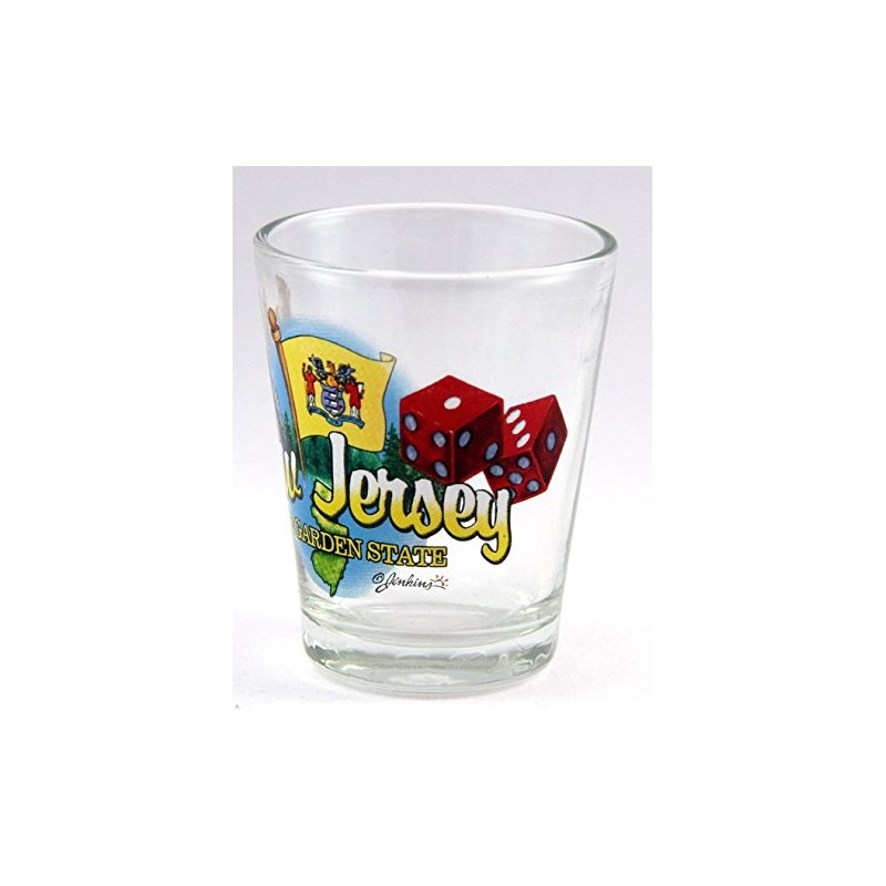 New Jersey Garden State Elements Shot Glass