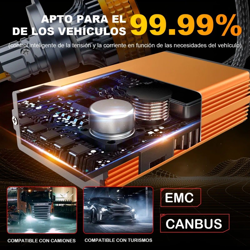Kit De Faros H4 H11 H7 9005 9006 Auto Luz