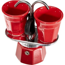 0007303, Bialetti SET MINI EXPRESS, 8006363030489, 2 cups,Red