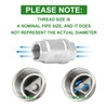 TAISHER 1PCS 304 Stainless Steel 2" Female Vertical Check Valve，Backflow