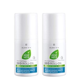 LR Aloe Vera Deo Roll-on without Alcohol, Reliable Protection - 2 x 50 ml