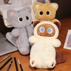 JUSTBOKU Pencil Case, Cat Pencil Case, Plush Cat, Pen Pouch,
