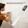 Digital Protractor 10-390 mm Digital Protractor 360° Angle Measuring with