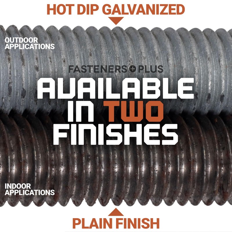 1-1/4"-7 x 15" L-Bolt Concrete Anchor Bolt - Plain Finish