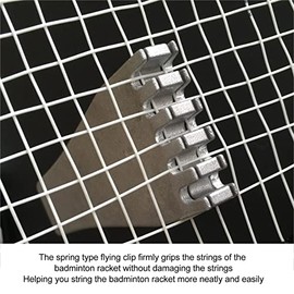 Tennis Racket Stringing Clamp, Portable Badminton Stringing Flying Clamp Tennis Racket Stringing Machine Accessory Tool