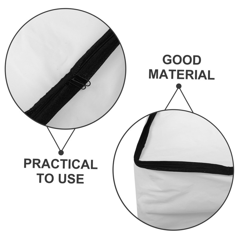 ABOOFAN 2pcs Transparent Quilt Storage Bags with Zipper Compression Organizers