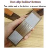 Door Stopper, Soild Walnut Wood Doorstop Wedge, Non-Slip Door Stops