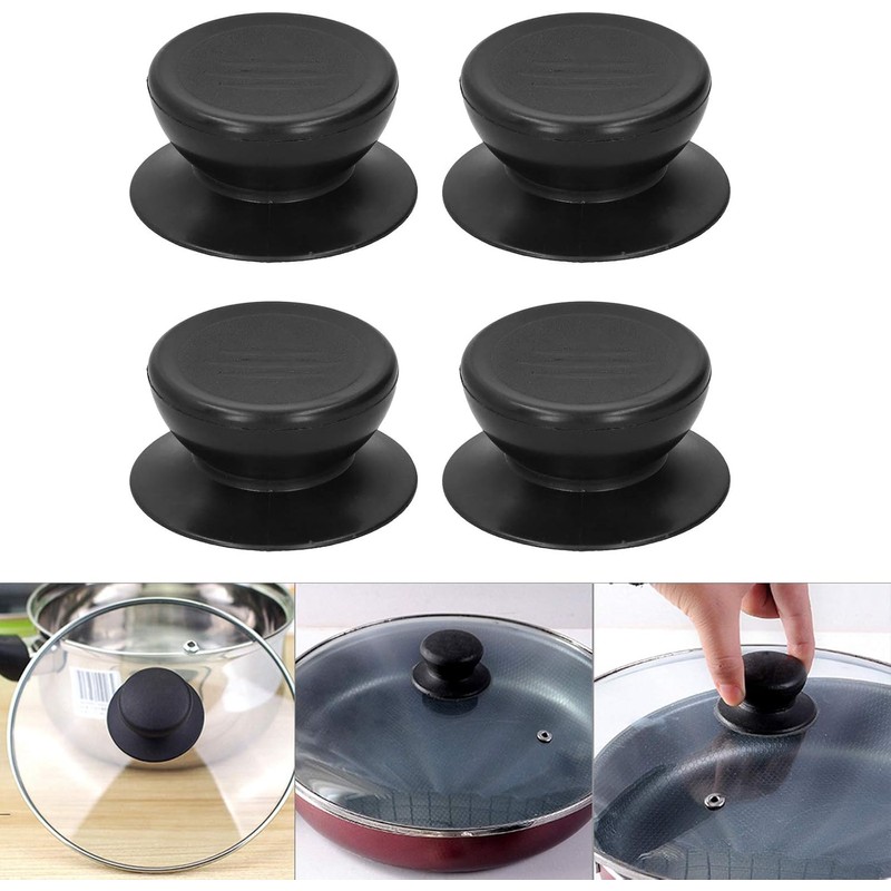 Fdit Mango Para Tapa De Olla De 4 Piezas, Resistente