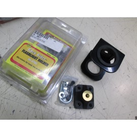 ALL RITE PACK RACK - ATV SIDEbySIDE JEEP STEEL +RUBBER ROUND FLASHLIGHT HOLDER