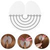 Ptwola 100 Pcs Heat Shield Guards with scale Hair Extensions