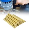 20PCs Hand Electric Drill Bit Brazing Hole Opener Gold 6mm