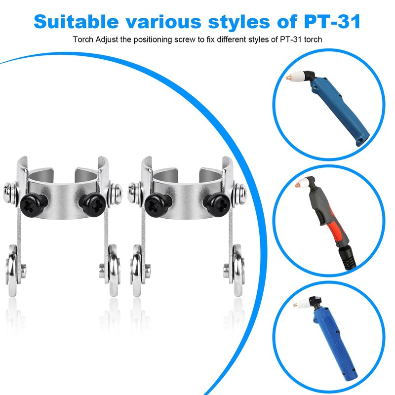Reboot 2PCS PT-31 Plasma Cutter Roller Guide Wheel Spacer Circle