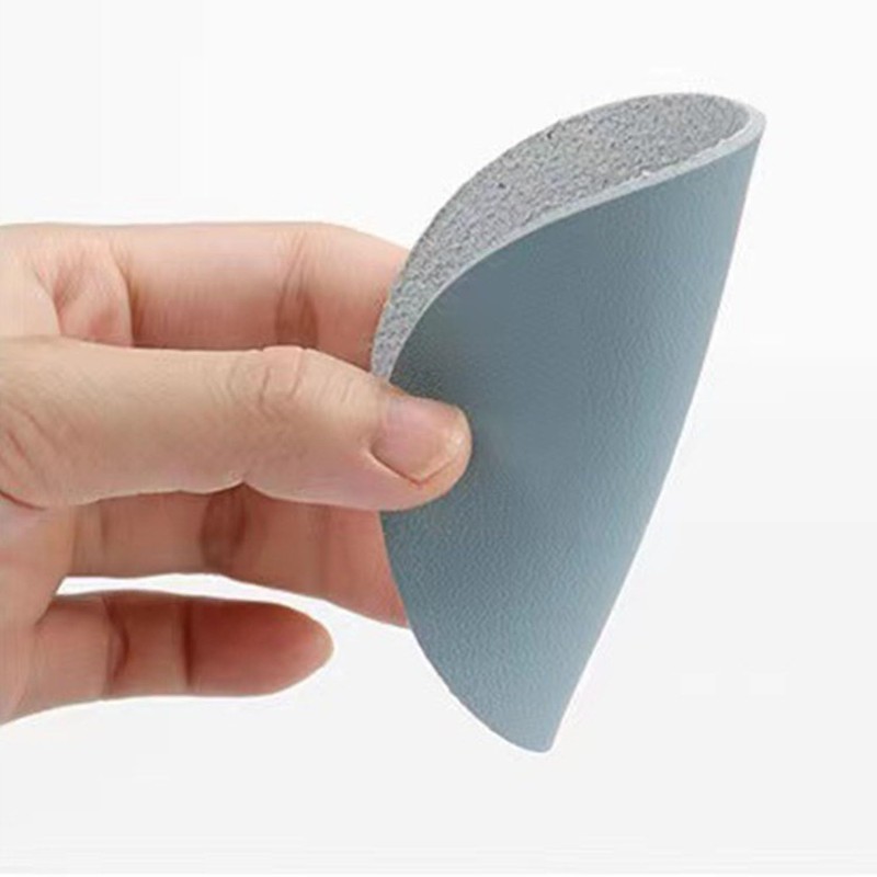 Leather Round Coaster Drinks Coasters Washable Decorative Home Office Bar