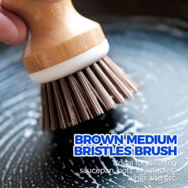 Holikme Kitchen Brush, Vegetable Brush, Mushroom and Vegetable Cleaning Brush