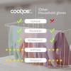 COOLJOB Reusable Household Gloves, 3 Pairs Scented Rubber Gloves with
