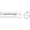 Trusco Cable Ties (Weather Resistant) Width: 0.19 x 11.8 inches