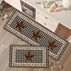 Xspatroias Farmhouse Western Kitchen Rugs Mat Set of 2