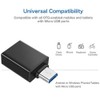 SIREG Micro USB 3.0 OTG Adapter (Black)