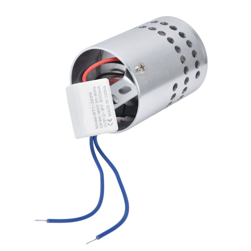 LED Aluminum Spiral Hole Wall Light Stable Heat Dissipation 3W
