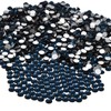 NCB 2000pcs Flatback Round Glass Nail Art Rhinestones Crystal for
