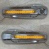 Torox LED/AMBER Chrome Door Handles w/1 Keyhole for 2002-2008 Dodge