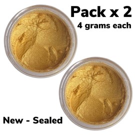 Super Gold Pack x 2 units 8g in Total (4g each jar) Oh Sweet Art