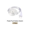 Rebower Pedal Push Button Switch Inline Latching ON/OFF Round Lamp