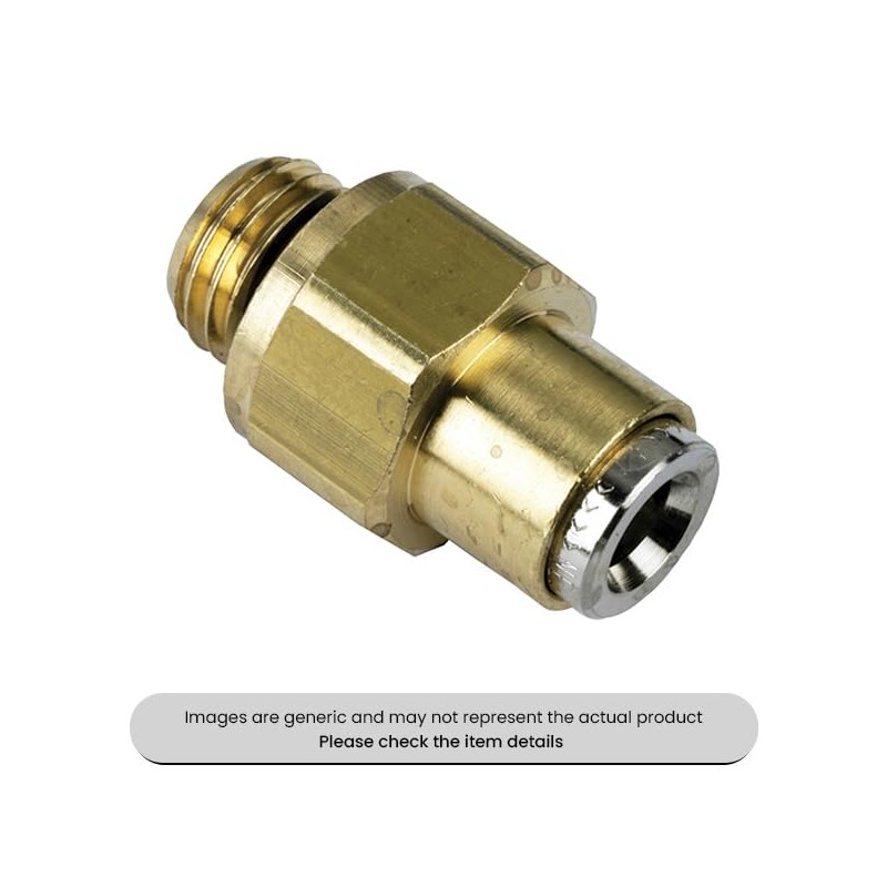Brass Straight Studs Metric Push-in Air Brake M16X1.5, 12MM Pack