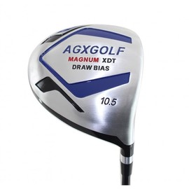 AGXGOLF Men's Left Hand Senior Flex, Extra Tall 47.0" Length (+1.5 inch) 460cc Draw Bias 10.5 Degree Oversize Driver: Magnum 75g Graphite Shaft; USA Built