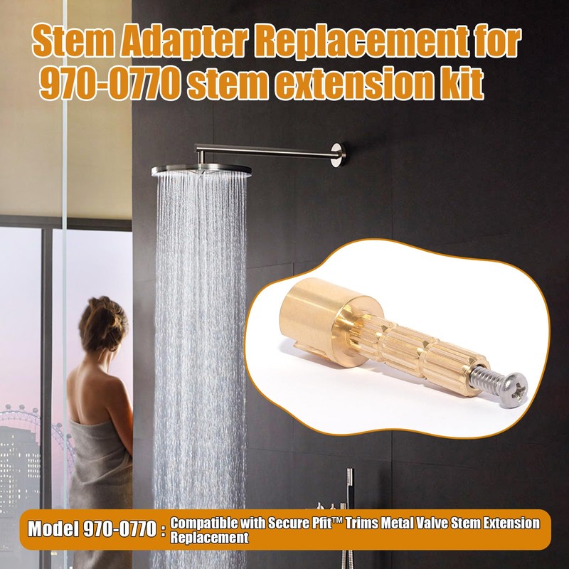 970-0770 Stem Adapter Compatible with Pfister Shower valve Trim Handle