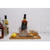 BothEarn Small Round Glass Ice Bucket Kits, Heavy Thick Wine
