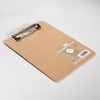 eco-eco A5 Masonite Strong Clipboard with Low Profile Metal Clip,