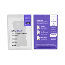 Snorelax Sleep & Snoring Solution – Comfortable & Easy to Wear – Premium Snoring Aid – Restful Sleep – 10 Night Supply – Beard Friendly – Non-Invasive & Easy to Use