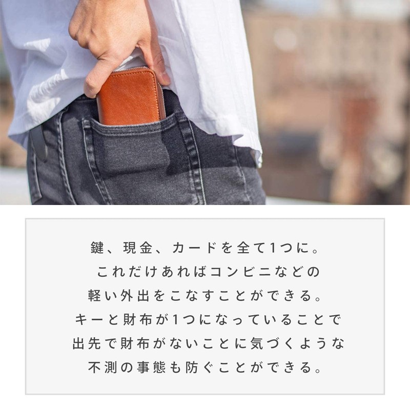 Dom Teporna Smart Key Case, Men's and Women's, Coin Purse,