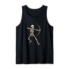 Skeleton Archer Archery Bow and Arrow Tank Top