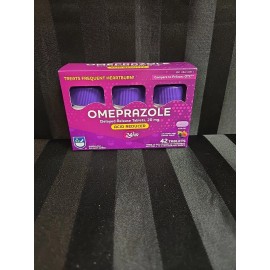 Unbranded 42 Tabs Wildberry Mint Coated 20mg Delayed Release Frequent Heartburn Exp 8/26