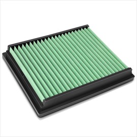Green Reusable&Washable High Flow Drop-in Air Filter Compatible with 94-01 Vauxhall/Opel Combo 1.2L-1.7L