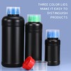 ASEVAT 8.5oz/250ml HDPE Darkroom Chemical Storage Bottles Photographic Plastic Containers